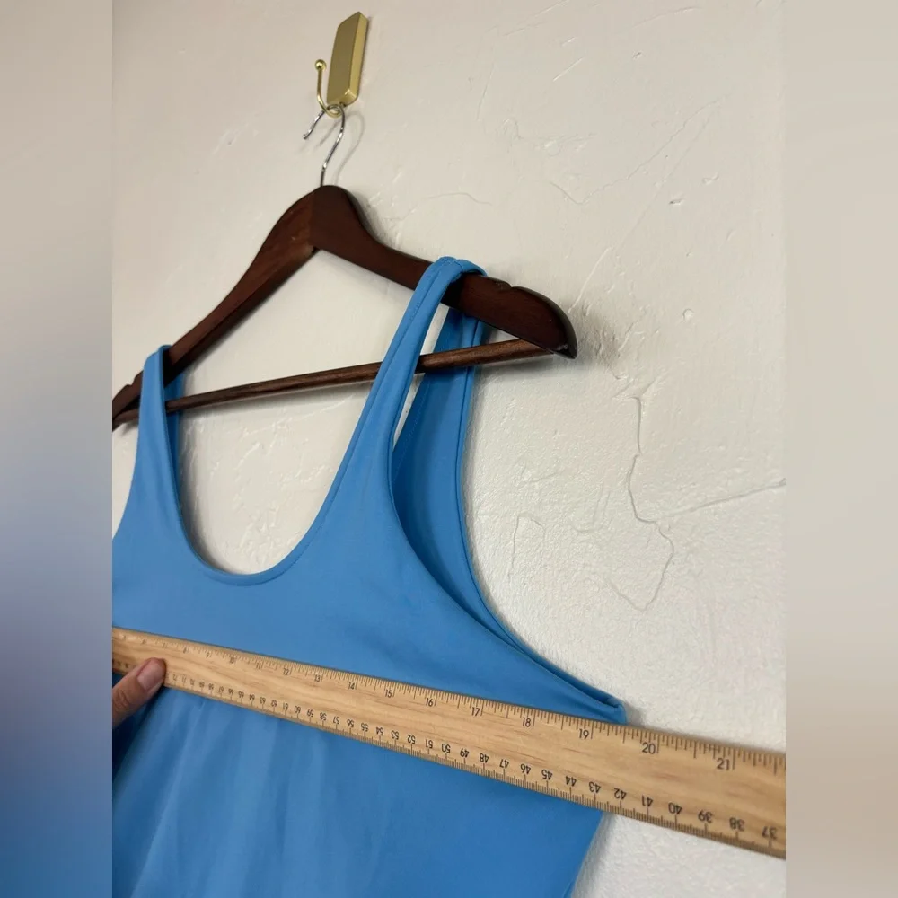 GIRLFRIEND COLLECTIVE Bike Unitard Workout Gym Onsie One Piece Blue Onsie‎ 2XL